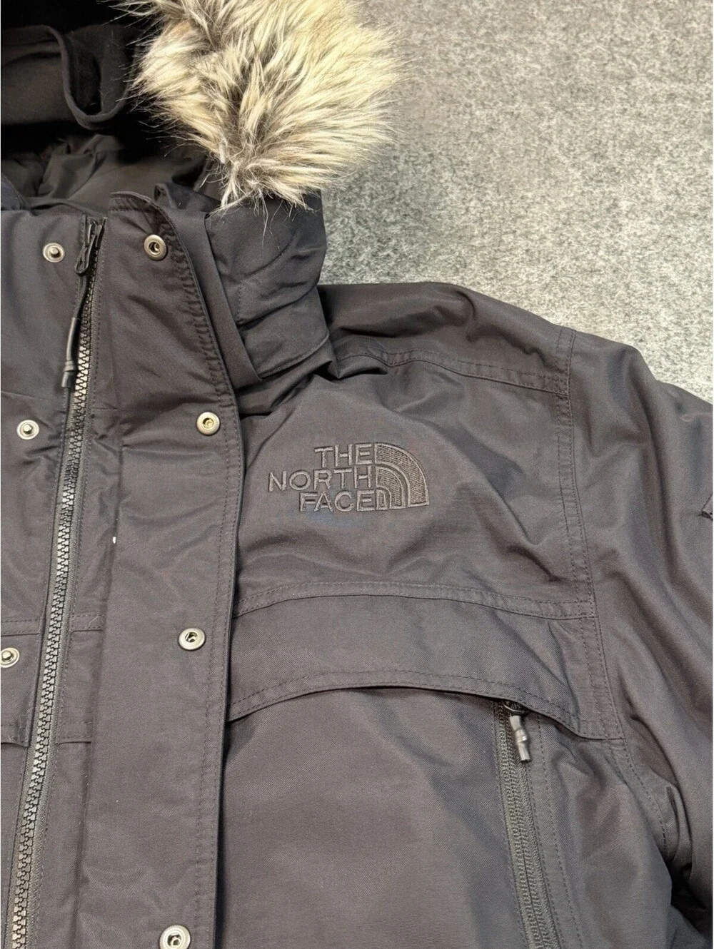 The North Face McMurdo III Parka Mens XL Black 550 Down DryVent NF0A33RF